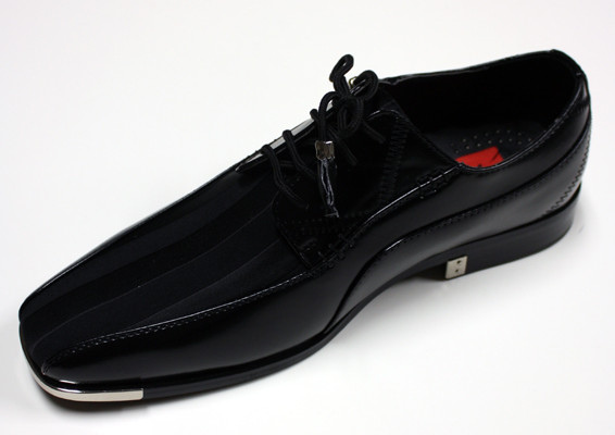 4925 MENS BLACK LACE UP DRESS SHOES IT'S ONE OF A KIND 