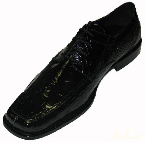 155757 MENS BLACK LACE UP DRESS SHOES   