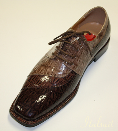 6046 MENS BROWN LACE UP DRESS SHOES   
