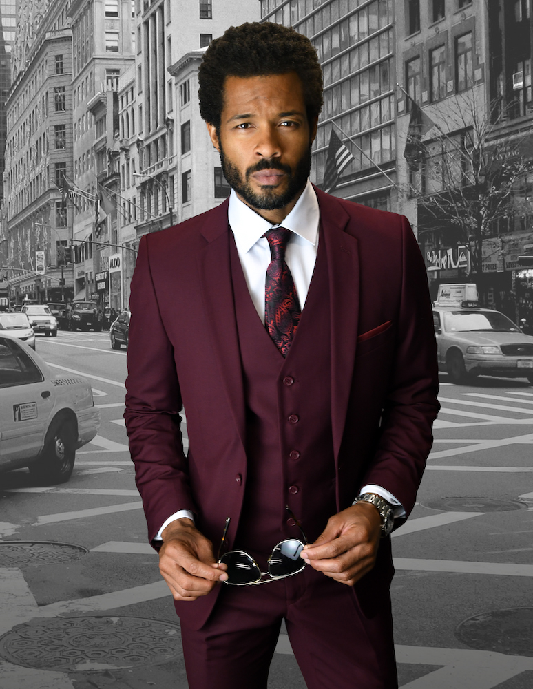 How to Wear a Burgundy Suit | How Men Should Wear Burgundy - YouTube