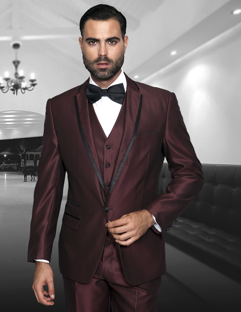 Burgundy & Gold Suit Ideas For Men🌹 | Black and gold shoes, Burgundy suit,  Gold suit
