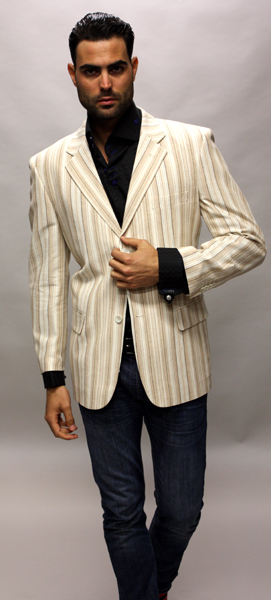 JC-38 BRONZE 100% LINEN SPORT COAT 2 BUTTON A MUST HAVE JACKET.