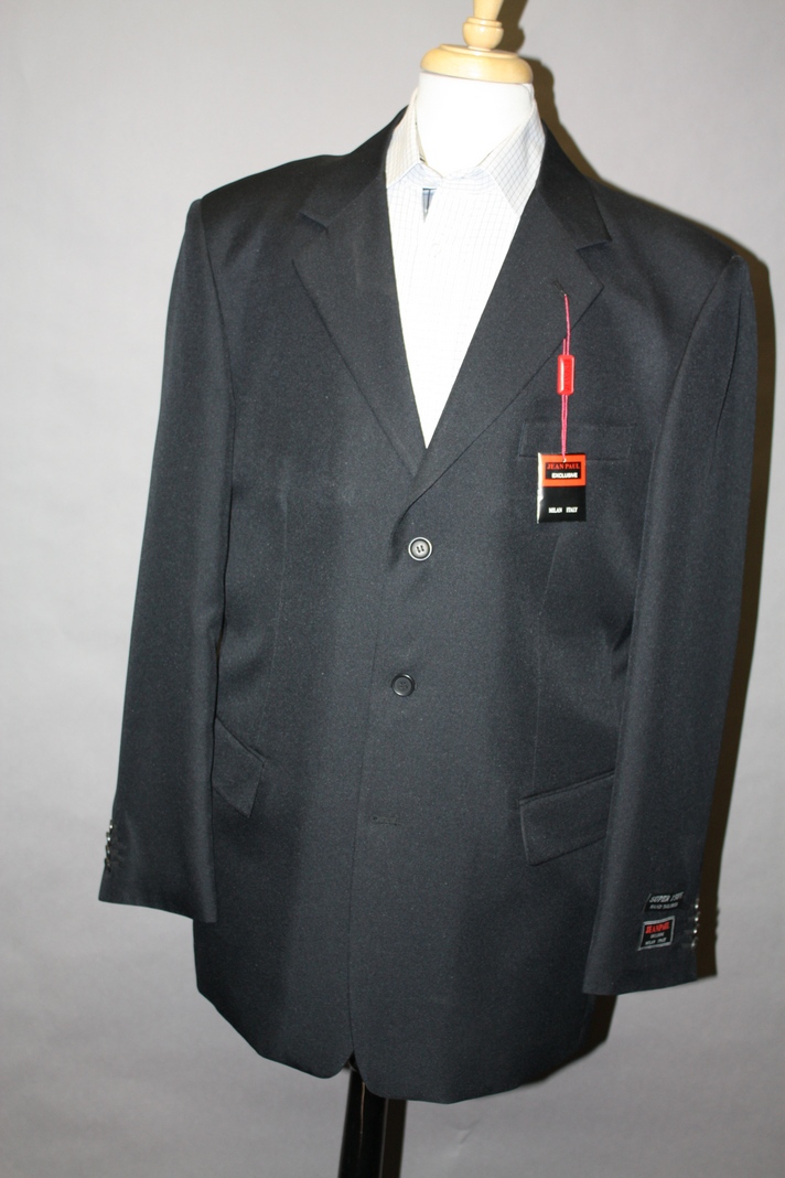 JP-44 NAVY 3 BUTTON SPORT COAT HAND MADE ONE OF A KIND 