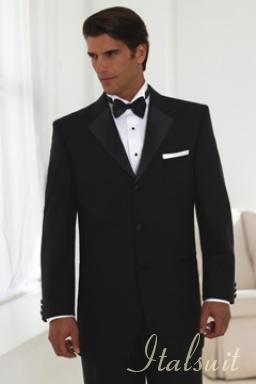 HIGH END 2 BUTTON MENS BLACK TUXEDO SUPER 150'S WOOL HAND MADE IT'S A BEAUTY FOR ANY PARTY