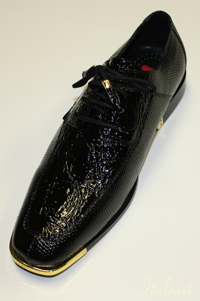 5752 MENS BLACK LACE UP DRESS SHOES IT'S ONE OF A KIND 