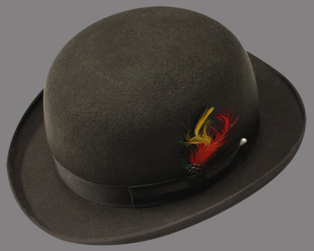 DERBY BROWN Men’s 100% wool,  stylish hat 