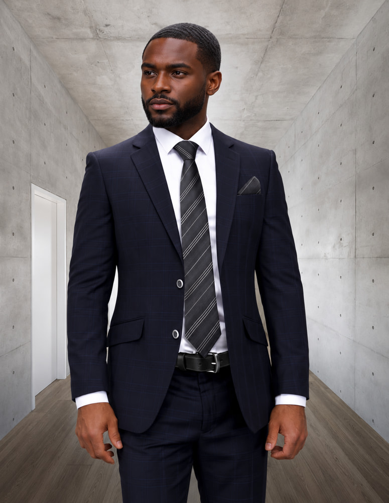 2PC BIG AND TALL SUITS. SUPER 200'S ITALIAN WOOL FABRIC. 