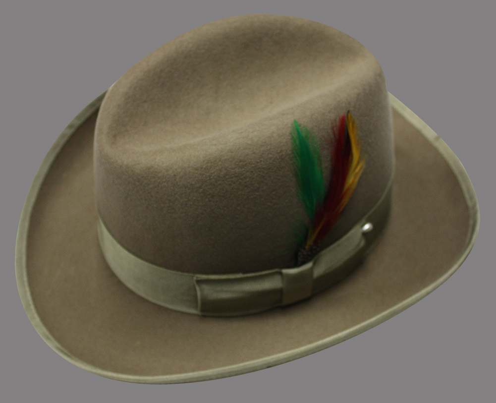 GODFATHER TAUPE HAT 100% WOOL