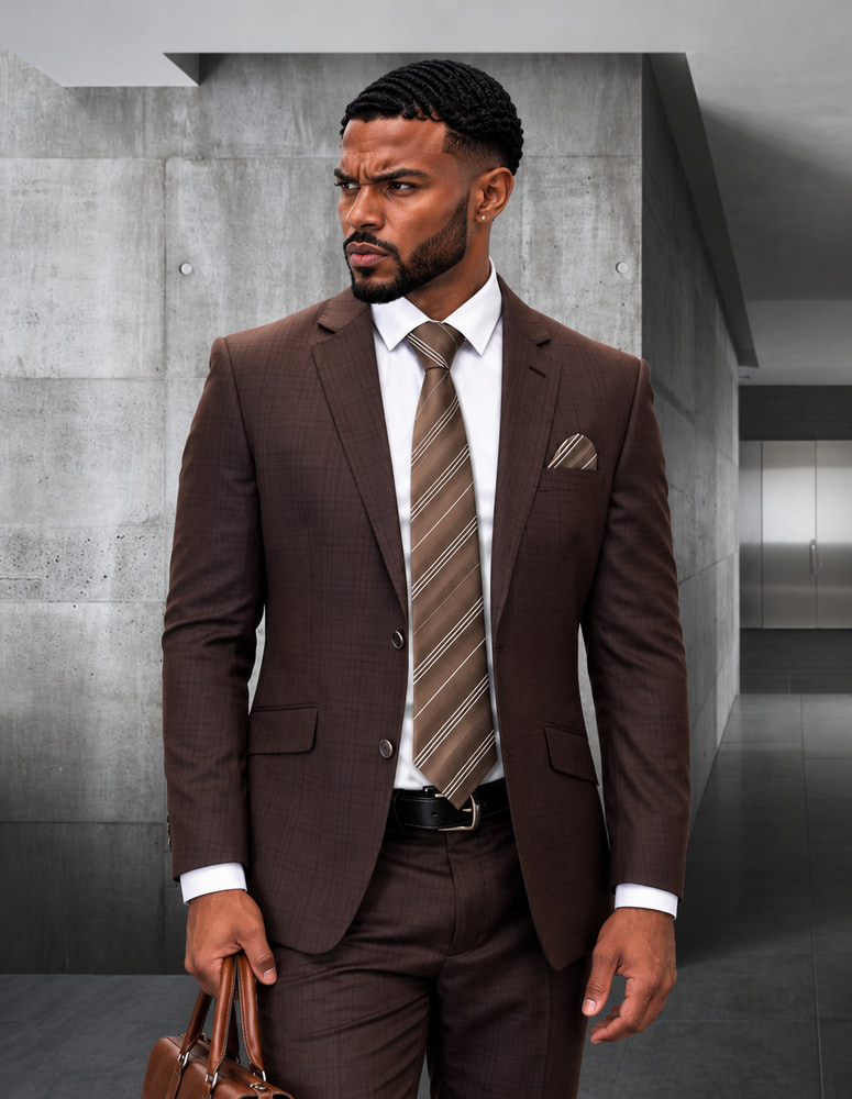 2PC BIG AND TALL SUITS. SUPER 200'S ITALIAN WOOL FABRIC.