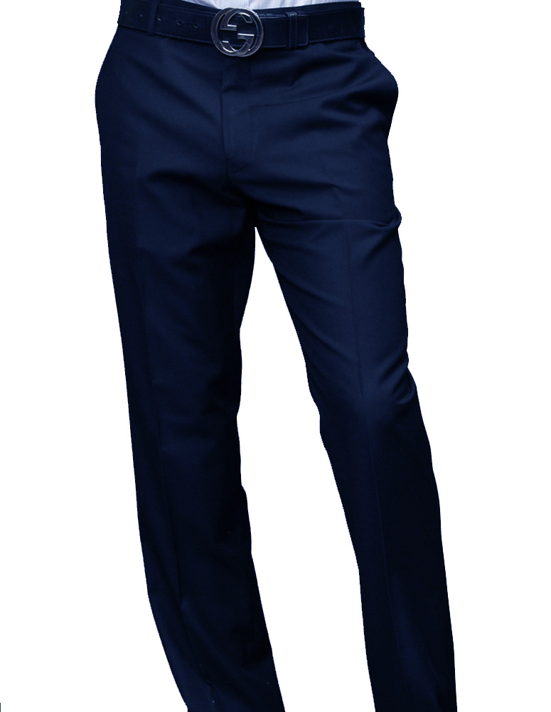 SAPPHIRE ITALIAN FLAT FRONT MENS WOOL DRESS PANTS HAND TAILORED 