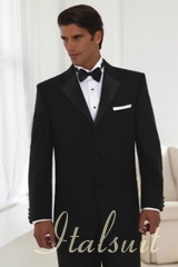 HIGH END 2 BUTTON MENS BLACK TUXEDO SUPER 150'S WOOL HAND MADE IT'S A BEAUTY FOR ANY PARTY