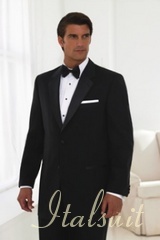 CLASSIC MENS 2 BUTTON TUXEDO HAND MADE SUPER 150'S WOOL WITH NOTCH LAPLE IT A BEAUTY FOR ANY WEDDING